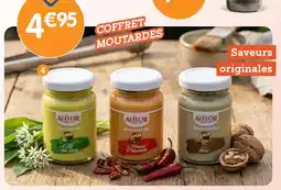 b&m Alelor coffret moutardes aromatisées offre