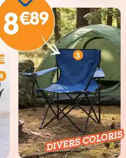 b&m Chaise de camping pliante offre