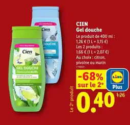 Lidl CIEN Gel douche offre