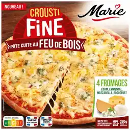 Carrefour Market Marie pizza crousti fine surgelée nouveau offre
