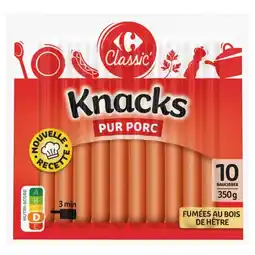 Carrefour Market Carrefour classic' knacks pur porc offre