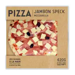 Carrefour Market Pizza jambon speck gorgonzola mozzarella mix buffet offre