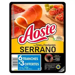 Carrefour Market Aoste jambon sec les grandes tranches offre