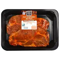 Carrefour Market 2 cotes de porc saveur mexicaine carrefour le marché offre