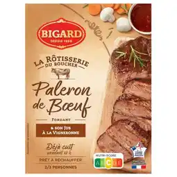 Carrefour Market Paleron de bœuf cuit bigard offre