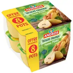Carrefour Market Andros desserts fruitiers offre découverte offre