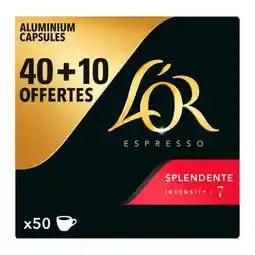 Carrefour Market L'or espresso capsules de café offre