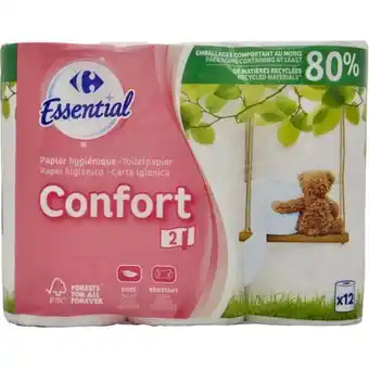 Carrefour Market Carrefour essential papier hygiénique confort offre