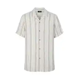 Carrefour Tex chemise rayures en lin homme offre