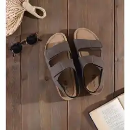 Carrefour Tex sandales double brides homme offre