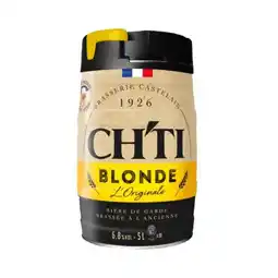 Carrefour Ch'ti bière de garde en fût offre