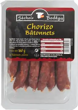 Carrefour Bâtonnets chorizo offre