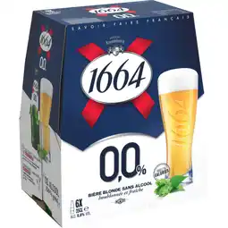 Carrefour 1664 bière sans alcool offre