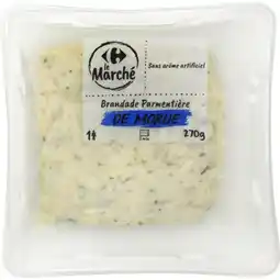 Carrefour Brandade de morue parmentière offre