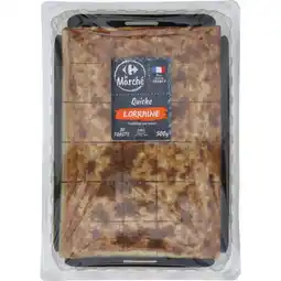 Carrefour 30 toasts quiche lorraine carrefour le marché offre
