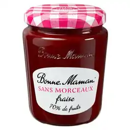 Carrefour Bonne maman confiture sans morceaux offre