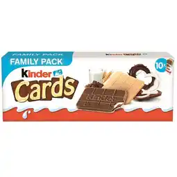 Carrefour Kinder cards family pack offre