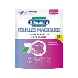 Carrefour Dr beckmann lessive en feuilles offre