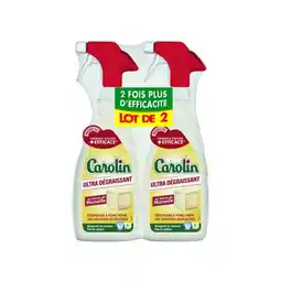 Carrefour Carolin spray nettoyant ménager lot de 2 offre