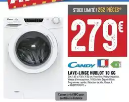 Brico Cash Candy - lave-linge hublot 10 kg offre