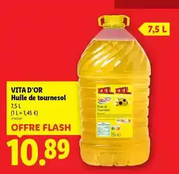 Lidl Flash - huile de tournesol offre
