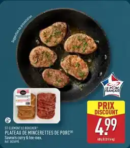ALDI Boucherie st-clément - plateau de mincerettes de porc offre