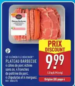 ALDI Boucherie st-clément - plateau barbecue offre