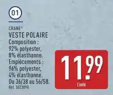 ALDI Polaire - veste offre