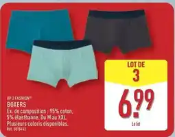 ALDI Up2fashion - boxers offre