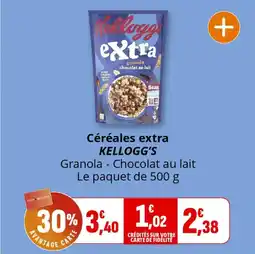 Coccinelle Express Céréales extra kellogg's offre
