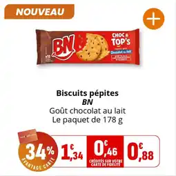 Coccinelle Express Biscuits pépites bn offre