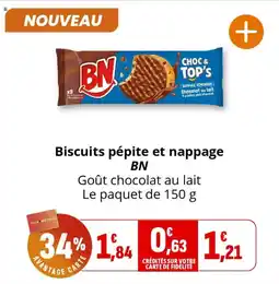 Coccinelle Express Biscuits pépite et nappage bn offre