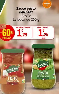 Coccinelle Express Sauce pesto panzani offre