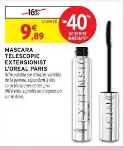 Intermarché Hyper L'Oreal Paris Mascara telescopic extensionist offre