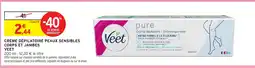 Intermarché Hyper Veet Crème dépilatoire peaux sensibles corps et jambes offre
