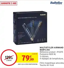 Intermarché Hyper Babyliss Multistyler airwand offre