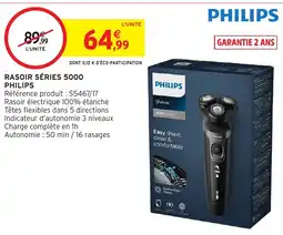 Intermarché Hyper Philips Rasoir séries 5000 offre