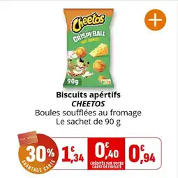 Coccinelle Express Biscuits apértifs cheetos offre