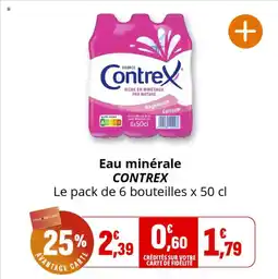 Coccinelle Express Eau minérale contrex offre