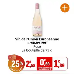 Coccinelle Express Vin de l'union européenne champlure offre