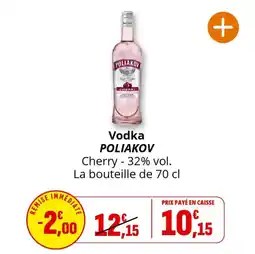 Coccinelle Express Vodka poliakov offre