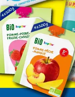 Lidl LUPILU Compotes en gourdes Bio offre