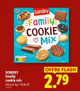 Lidl SONDEY Family cookie mix offre