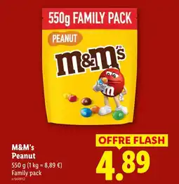 Lidl M&M's Peanut offre