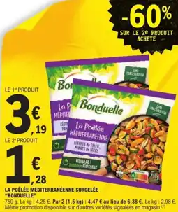E.Leclerc Express La poêlée méditerranéenne surgelée bonduelle offre