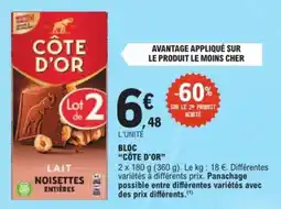 E.Leclerc Express Bloc côte d'or offre