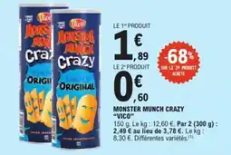 E.Leclerc Express Monster munch crazy vico offre