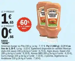 E.Leclerc Express Sauce heinz offre