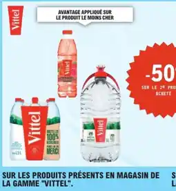 E.Leclerc Express Sur les produits présents en magasin de la gamme vittel offre