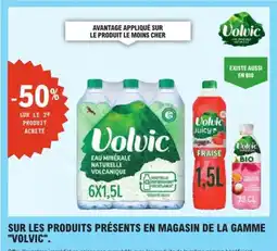 E.Leclerc Express Sur les produits présents en magasin de la gamme volvic offre